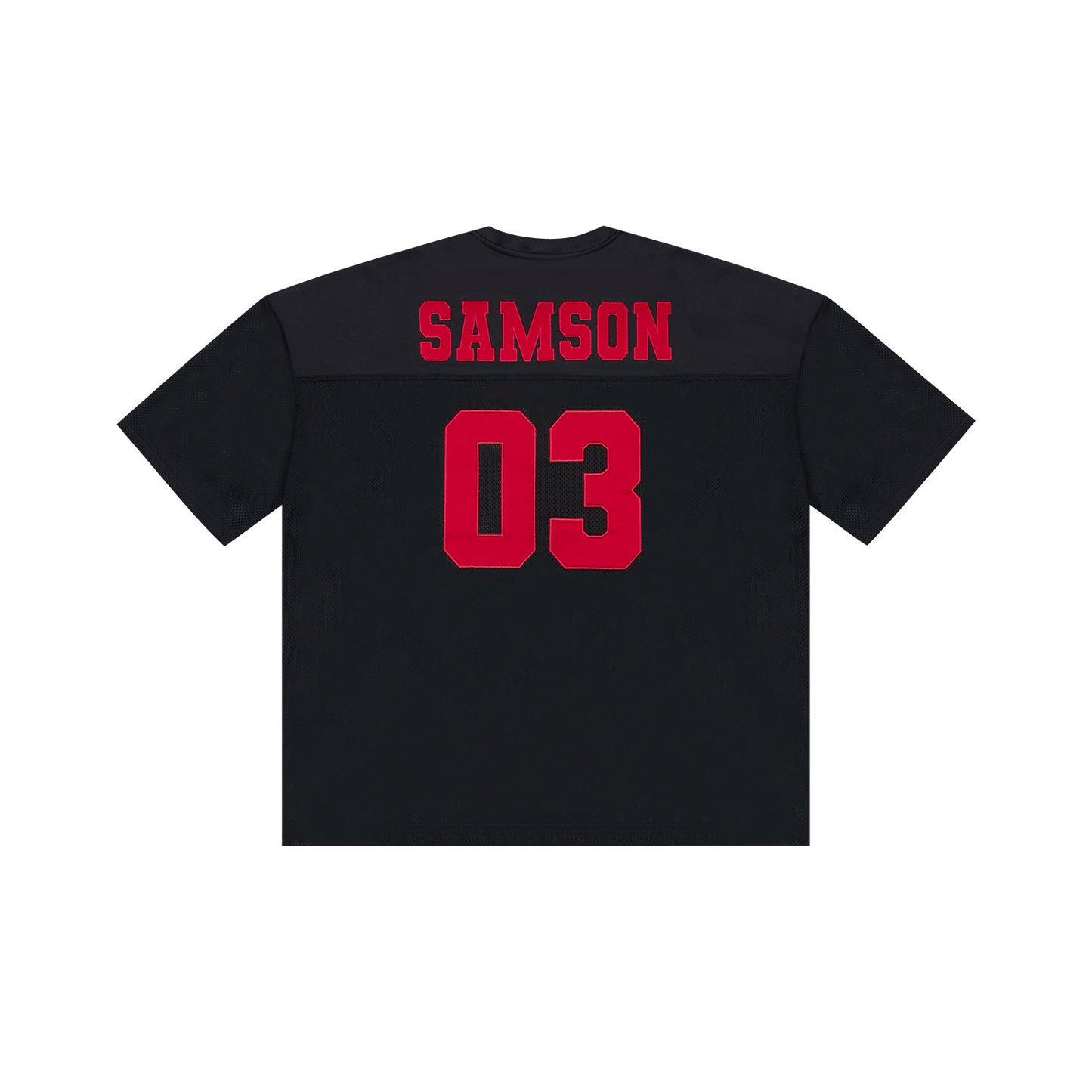 SAMSON Mesh Rugby Jersey (Black)