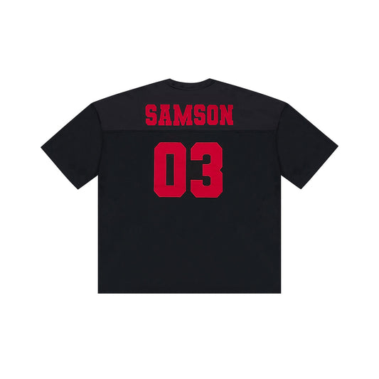 SAMSON Mesh Rugby Jersey (Black)