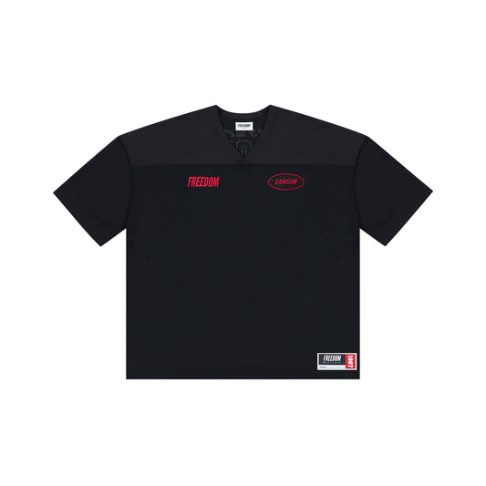 SAMSON Mesh Rugby Jersey (Black)