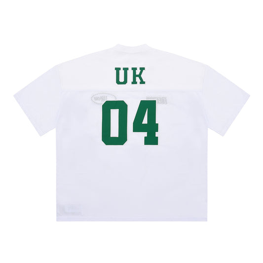 UK Mesh Rugby Jersey (White)