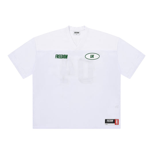 UK Mesh Rugby Jersey (White)