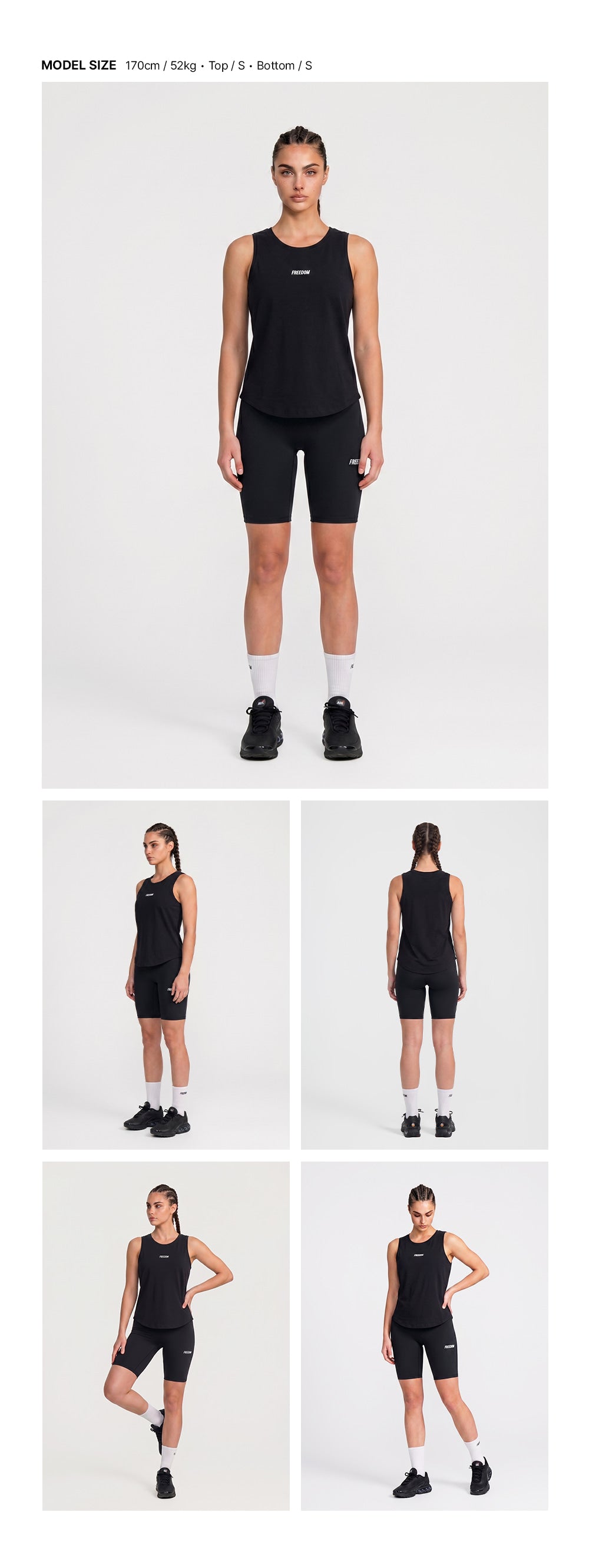 Essential Women Active Sleeveless (Black)
