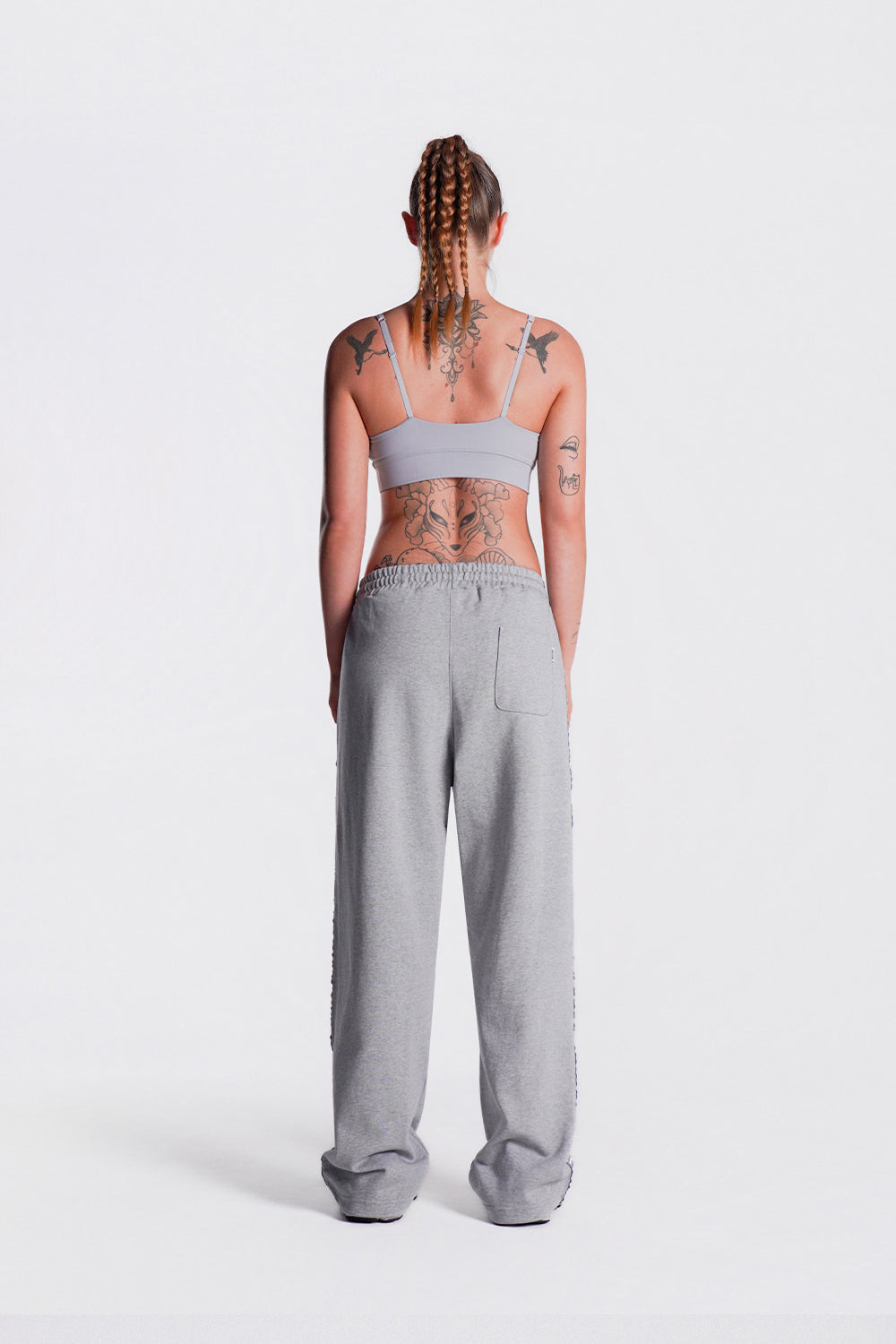 Women's Lettering Sweatpants (Gray)