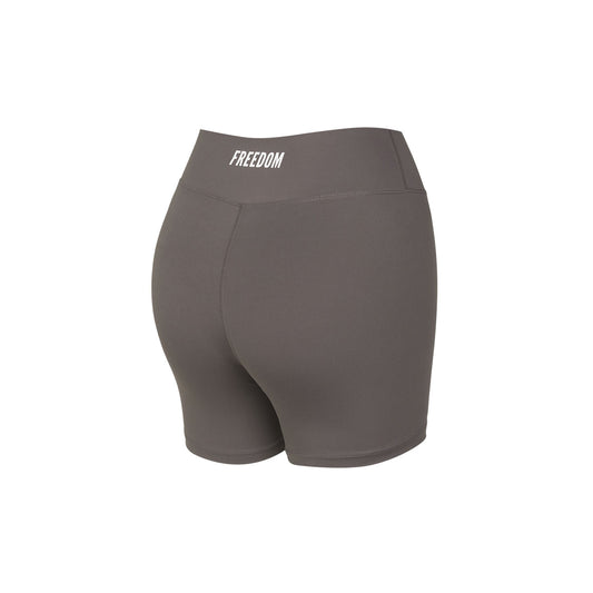 Women's Freedom Small Logo Biker Shorts (Cocoa)