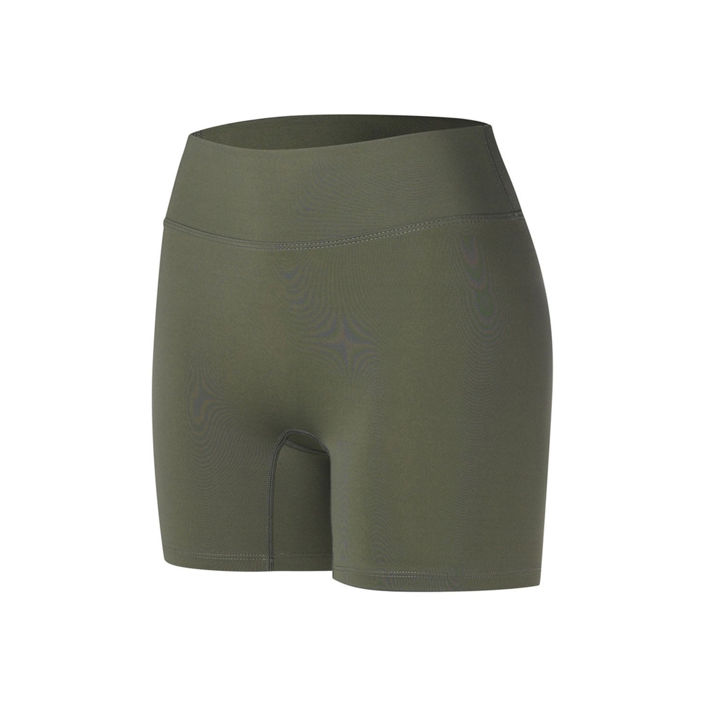 Women's Freedom Small Logo Biker Shorts (Khaki)