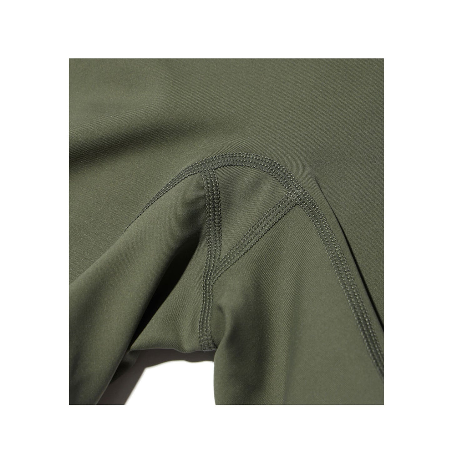 Women's Freedom Small Logo Biker Shorts (Khaki)