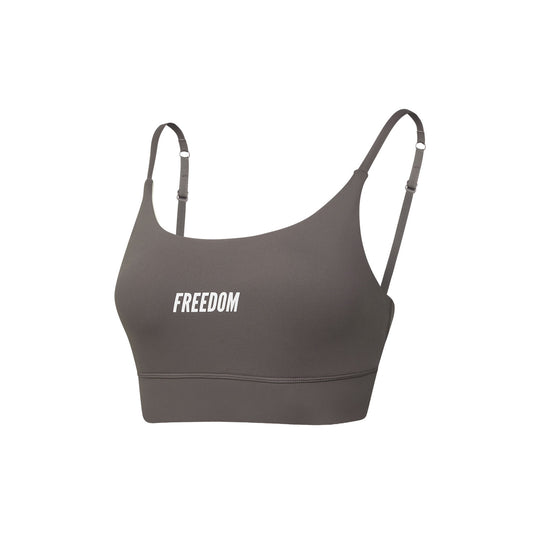 Women's Freedom Small Logo Bra Top (Cocoa)