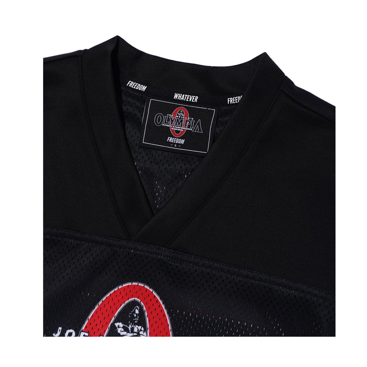 Women's Olympia Crop Rugby Jersey (Black)
