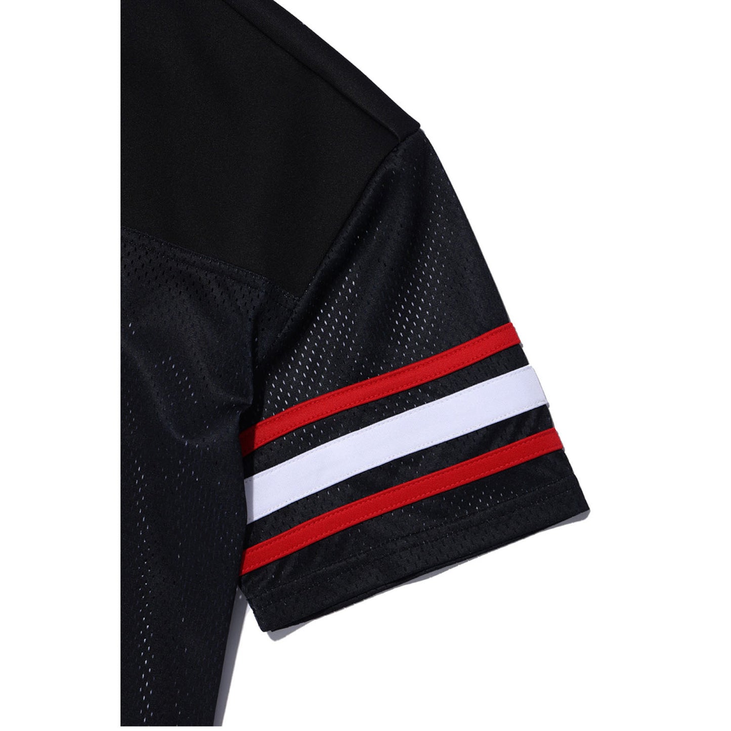 Women's Olympia Crop Rugby Jersey (Black)