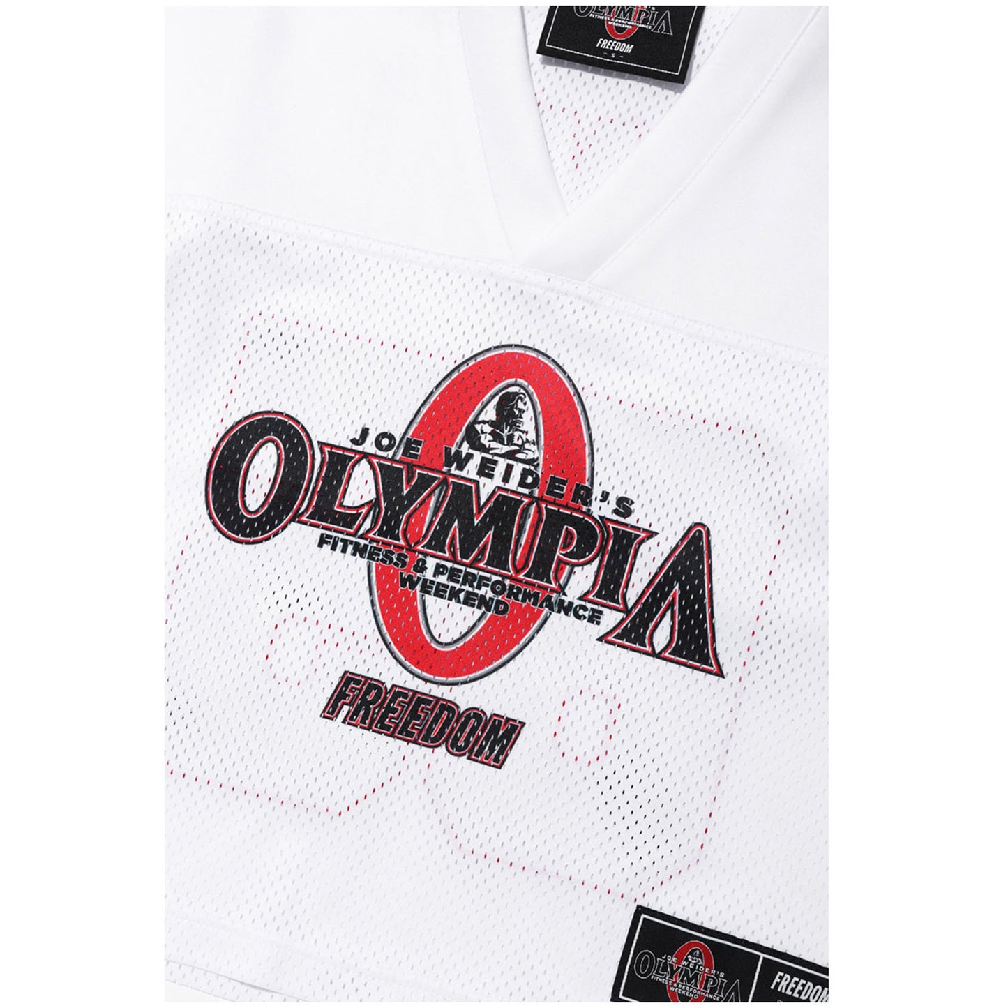 Women's Olympia Crop Rugby Jersey (White)