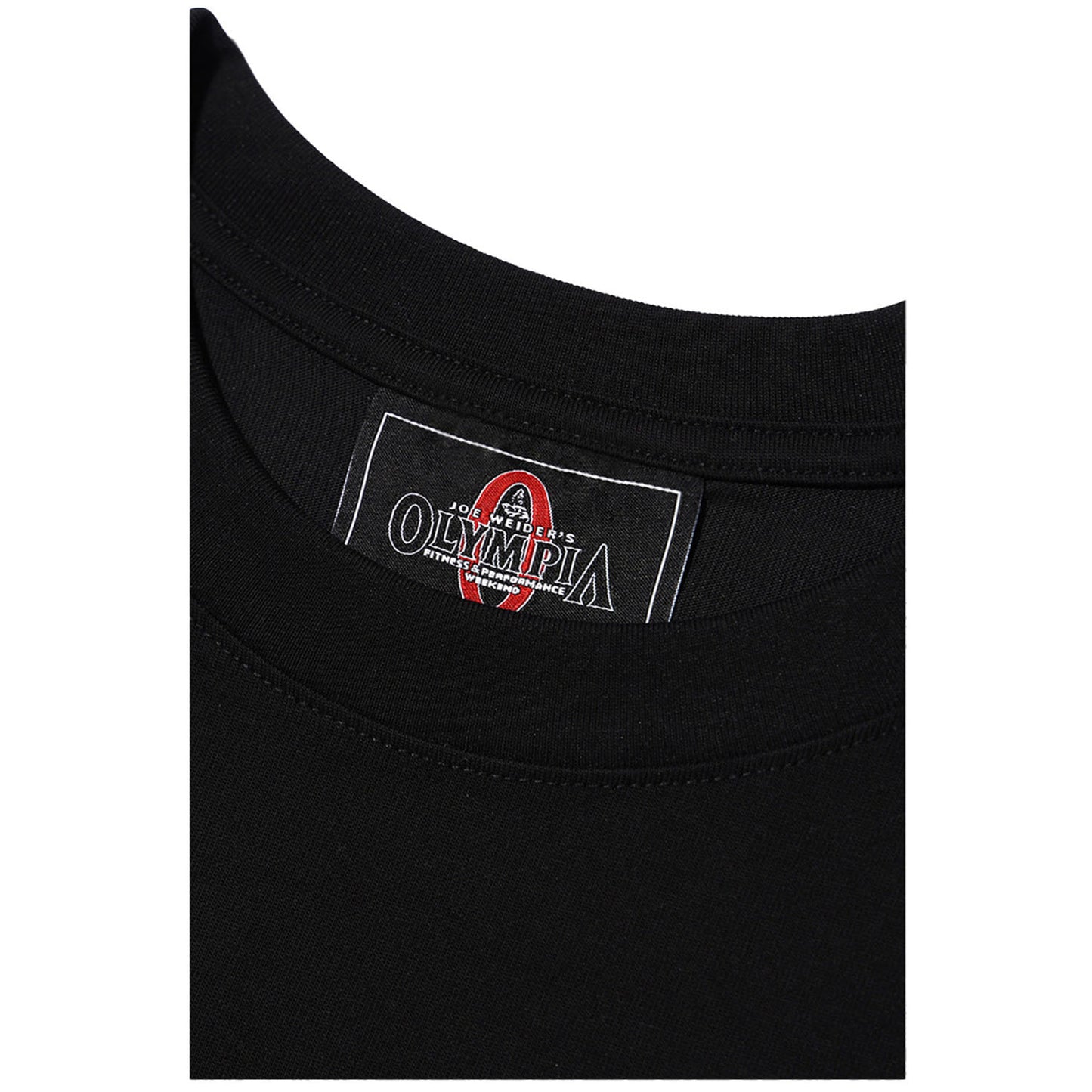 Womens Olympia Small Logo Crop T-Shirts (Black)