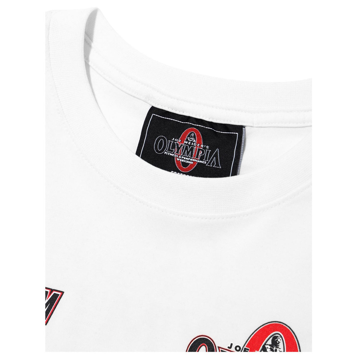 Womens Olympia Small Logo Crop T-Shirts (White)