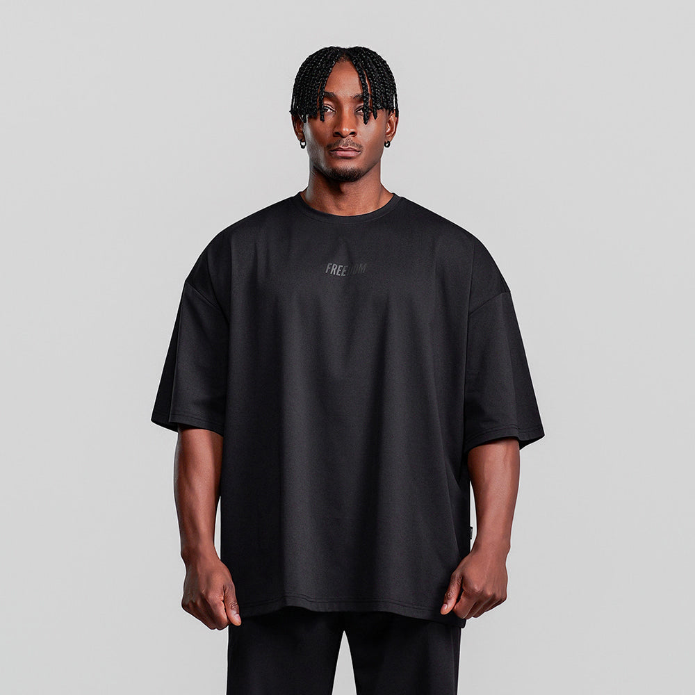 Essential Overfit T-Shirt (Black/Black)