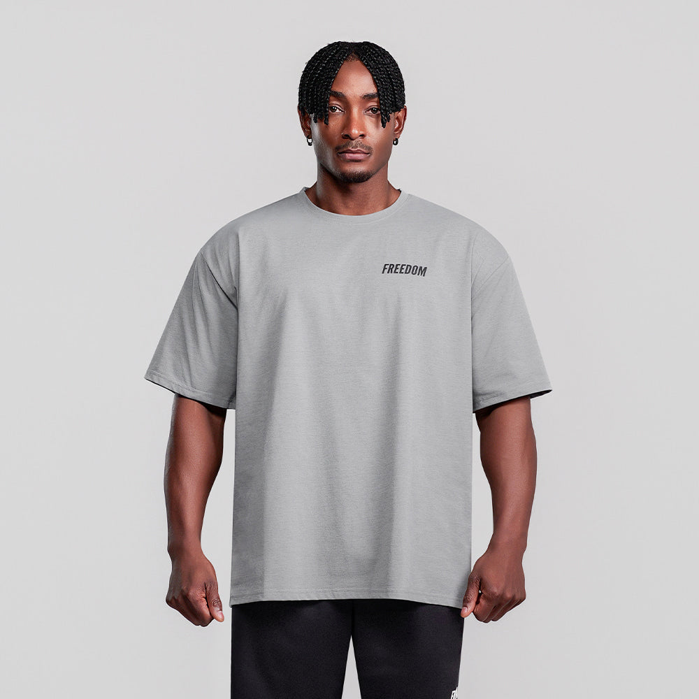 Essential Semi-Overfit T-Shirt (Gray)