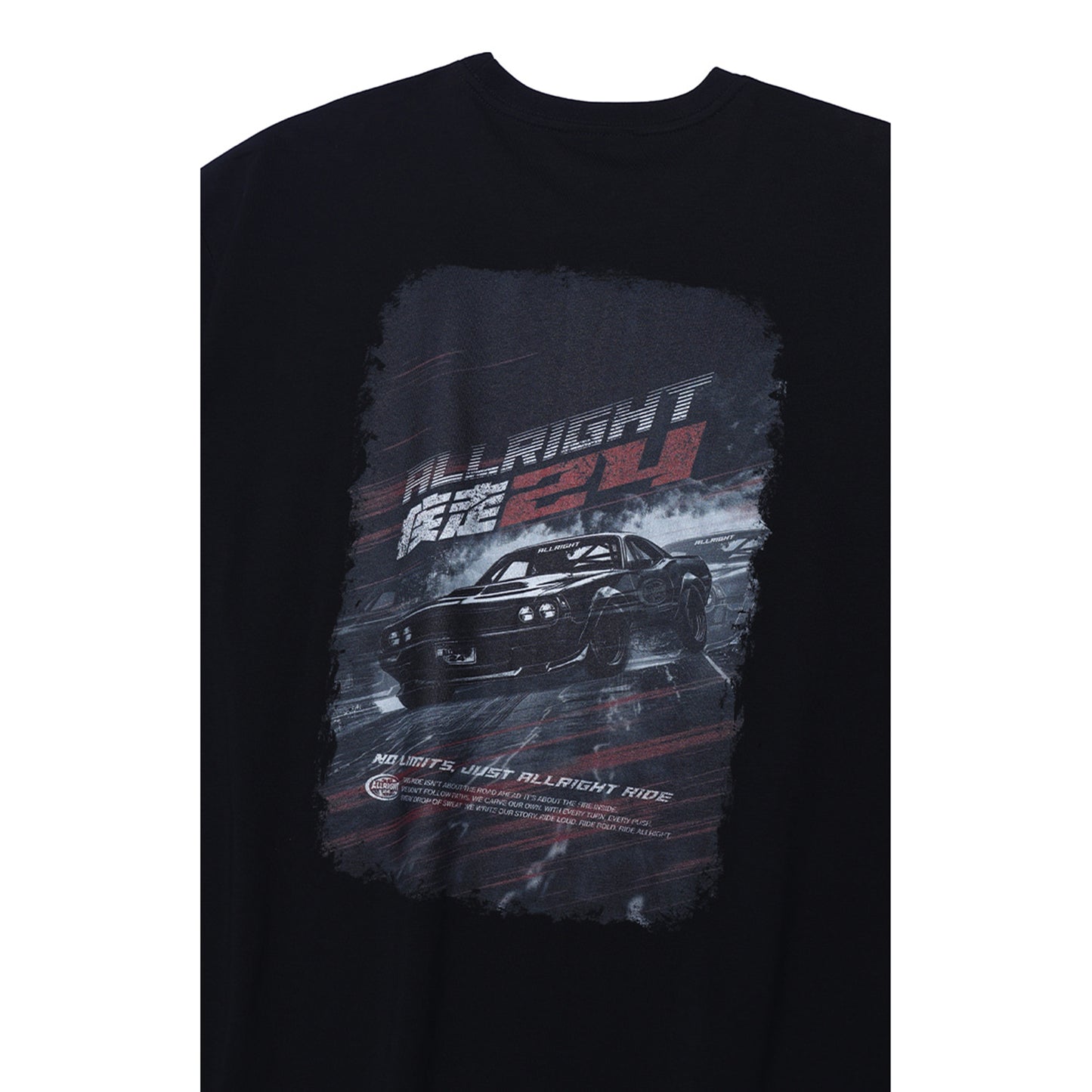 ALLRIGHT Run Overfit T-Shirt (Black)