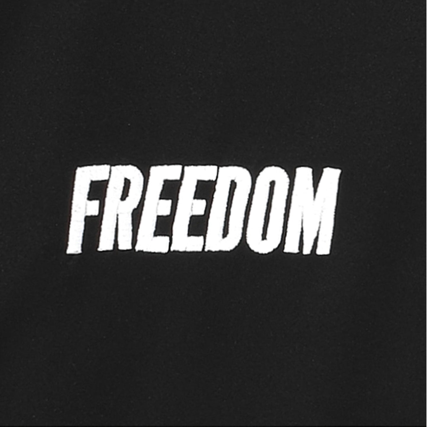 ALLRIGHT Lettering Jersey Jacket (Black/White)