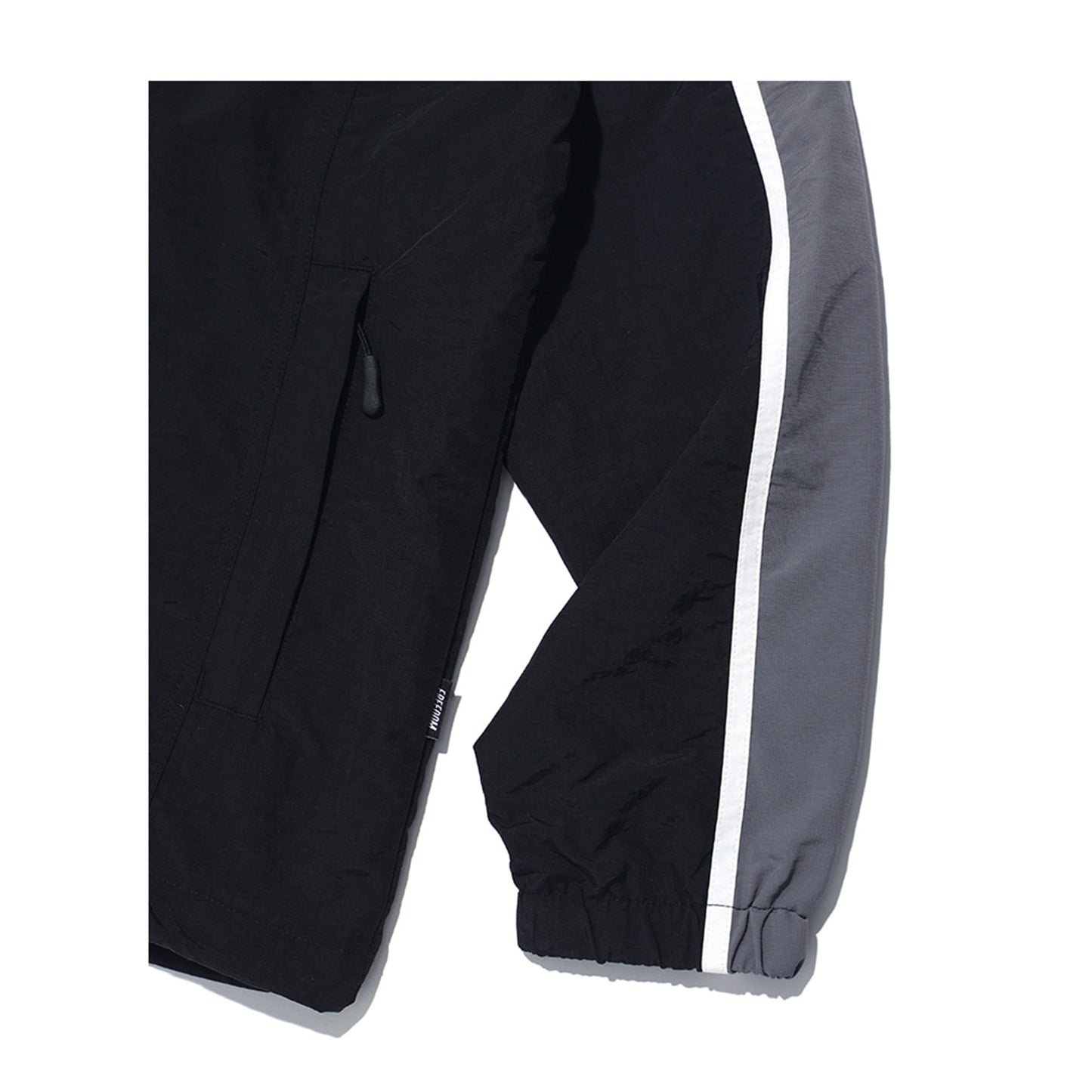 ALLRIGHT Sideline Windbreaker Jacket (Black/Gray)