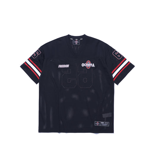 Olympia Small Logo Rugby Jersey (Black)