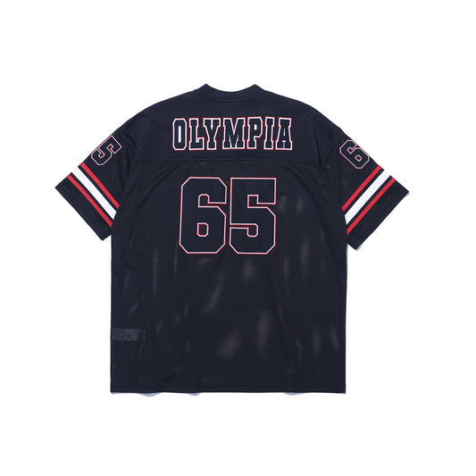 Olympia Small Logo Rugby Jersey (Black)