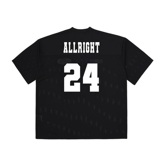 ALLRIGHT Mesh Rugby Jersey (Black)