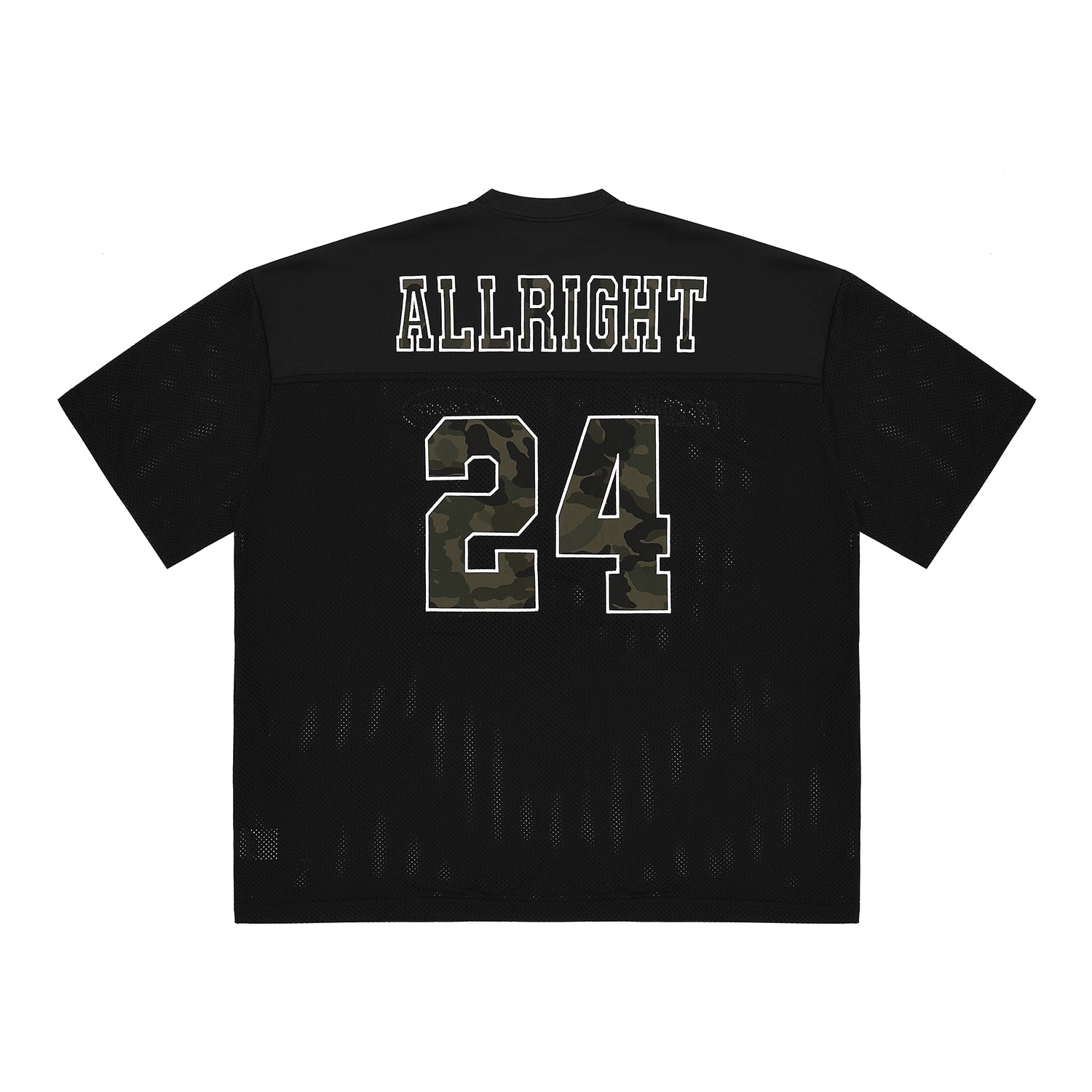 ALLRIGHT Camo Mesh Rugby Jersey (Black) – Freedom Whatever HK