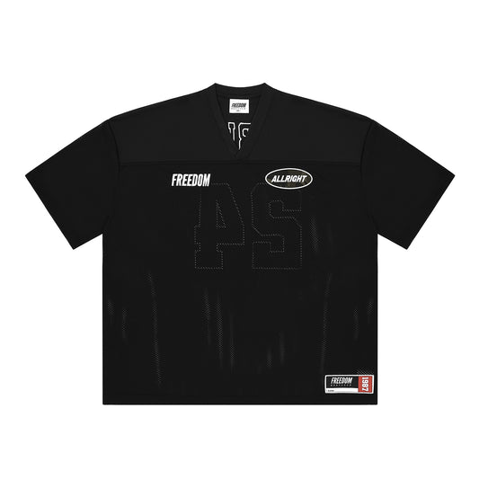 ALLRIGHT Camo Mesh Rugby Jersey (Black)