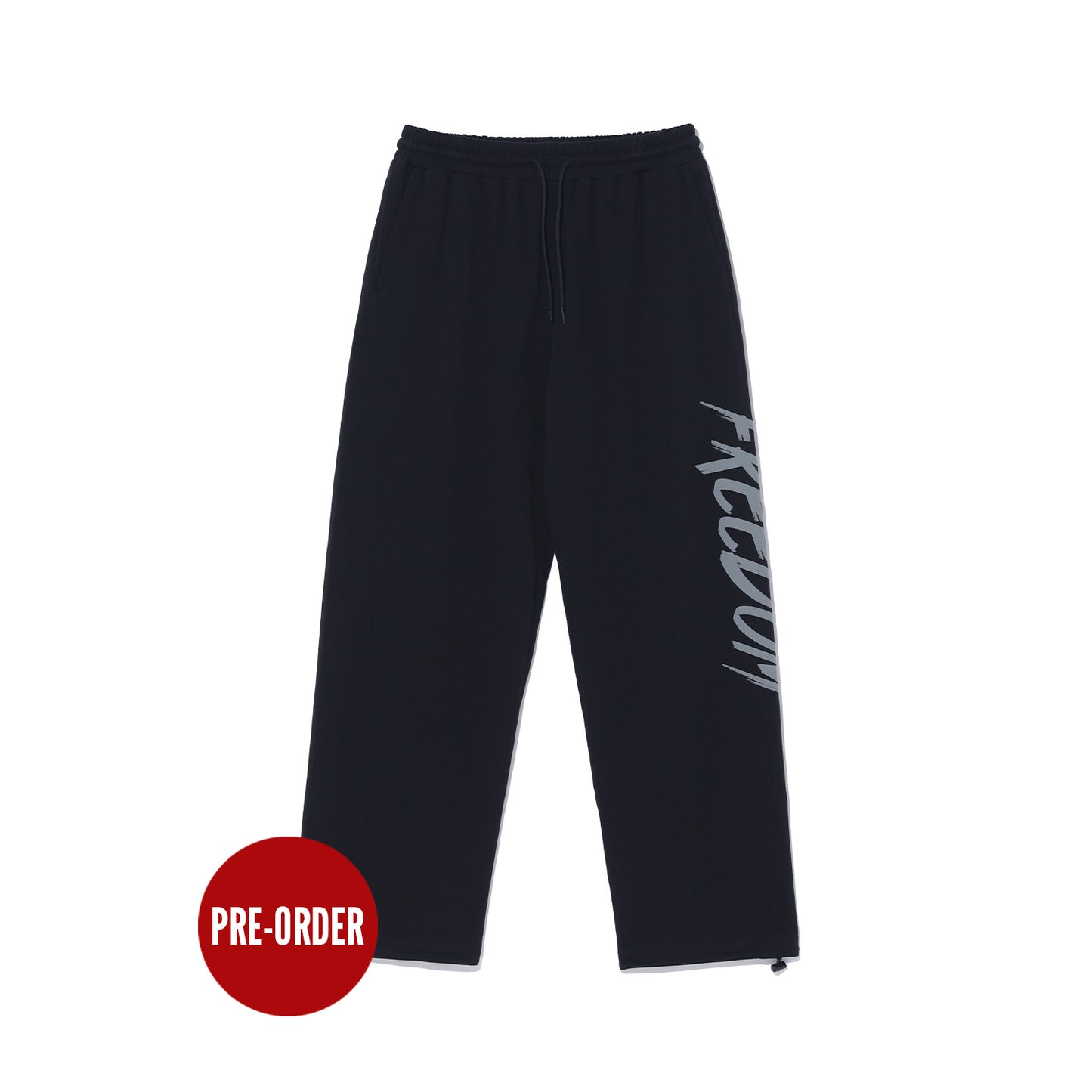 Back Logo Sweatpants (Black/Gray)