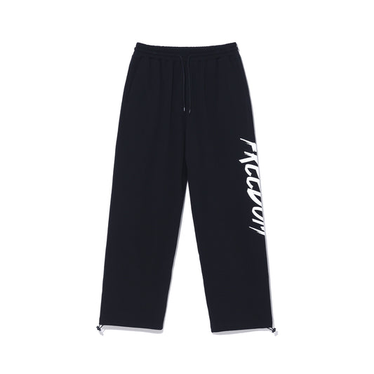 Back Logo Sweatpants (Black/White)