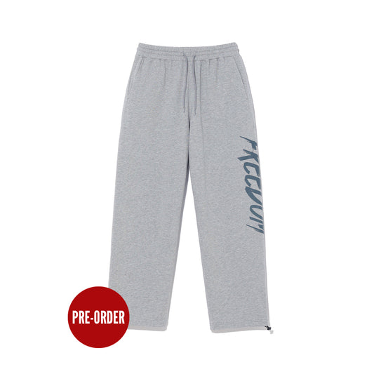 Back Logo Sweatpants (Gray)