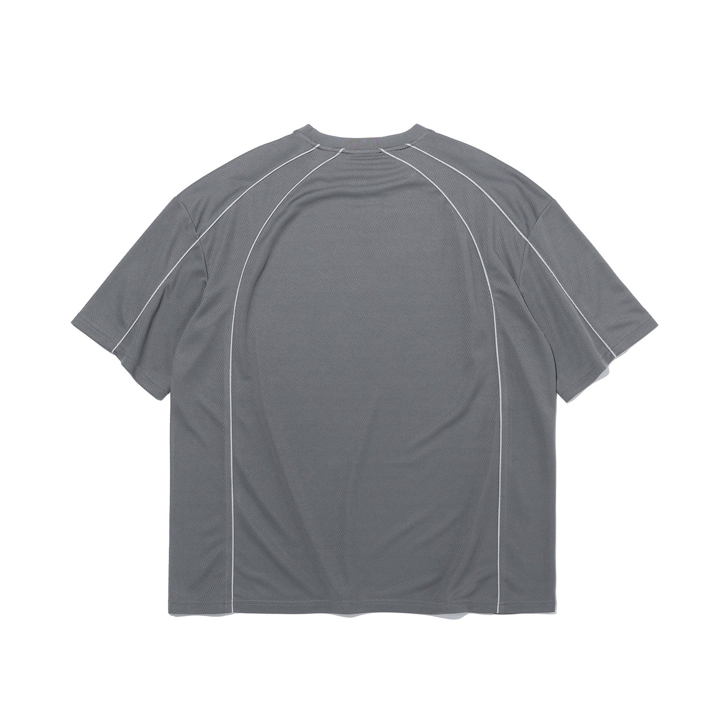 Air Mesh Split T-shirt (Dark Gray)