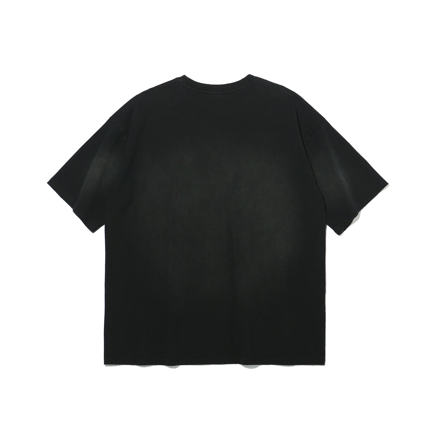 Small Logo Pigment Washed T-shirt (Black)