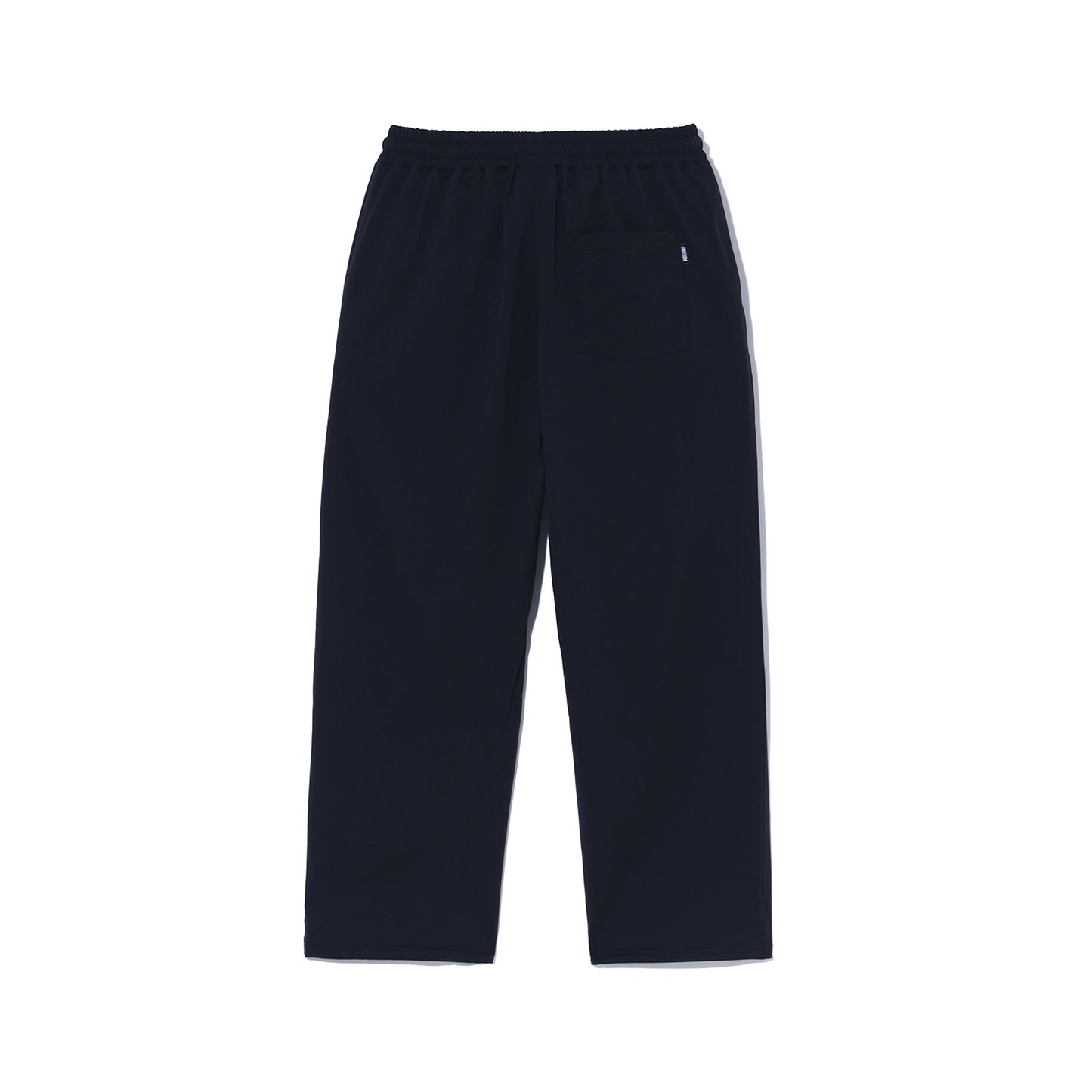 Essential Elastic Waist Wide Pants (Black)