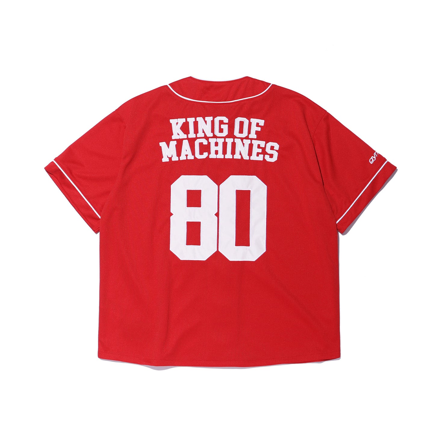 GYM80 Airmesh Baseball Jersey (Deep Red)