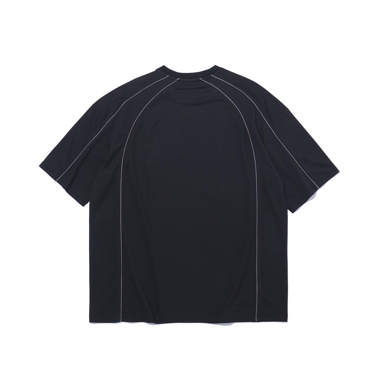 Air Mesh Split T-shirt (Black)