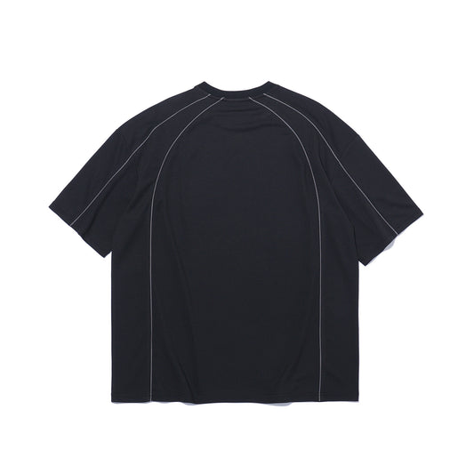 Air Mesh Split T-shirt (Black)