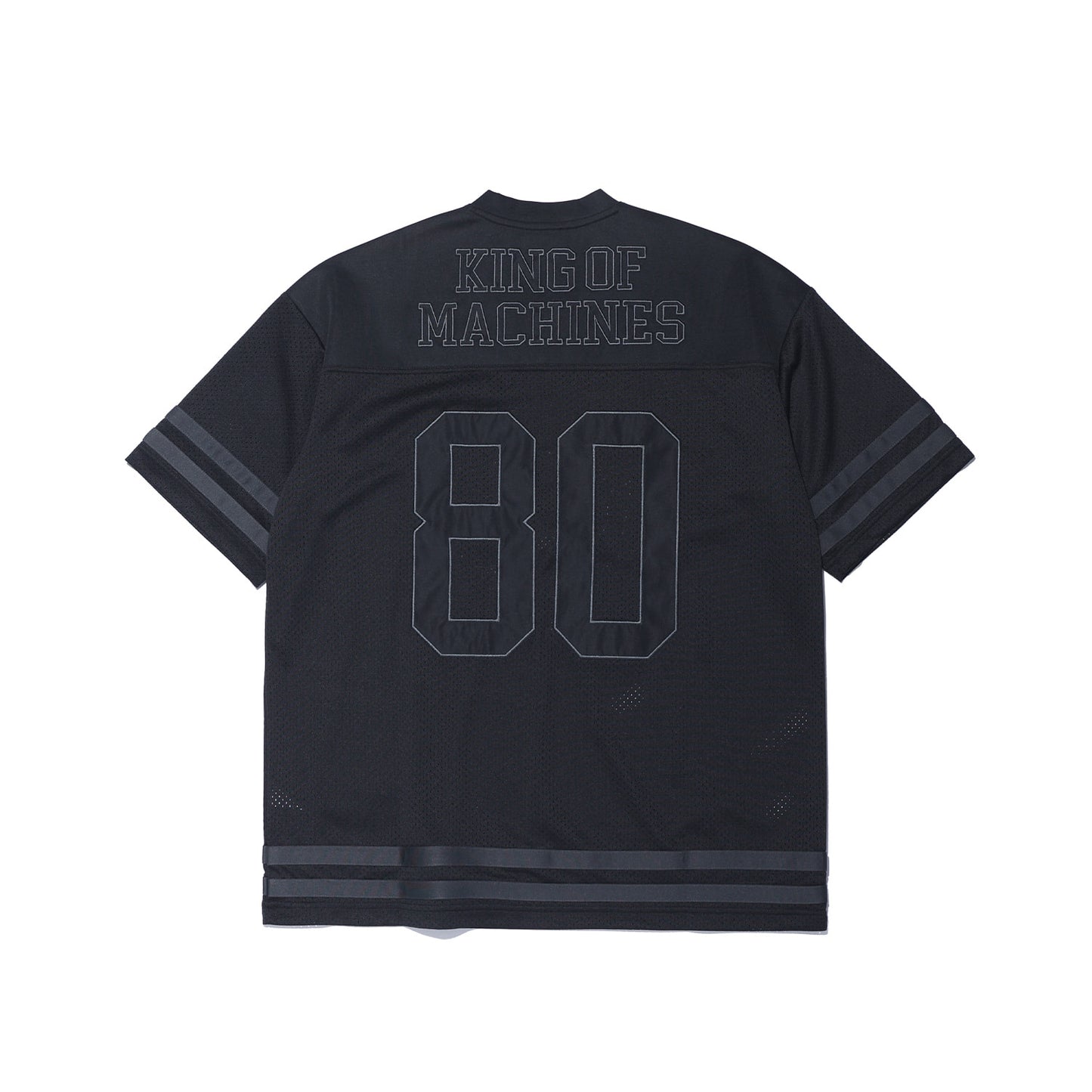 GYM80 Mesh Rugby Jersey (Black)