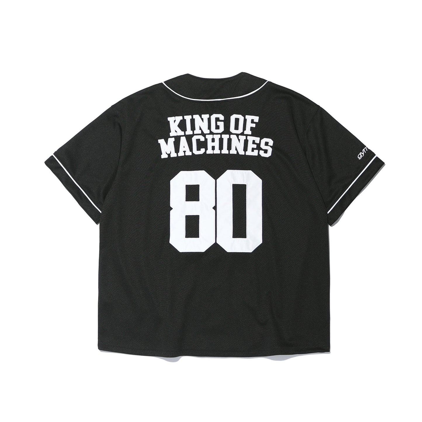 GYM80 Airmesh Baseball Jersey (Black)