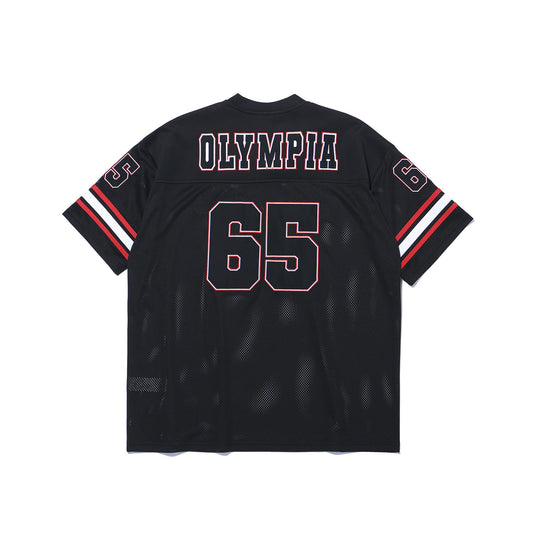 Olympia Small Logo Rugby Jersey (Black)