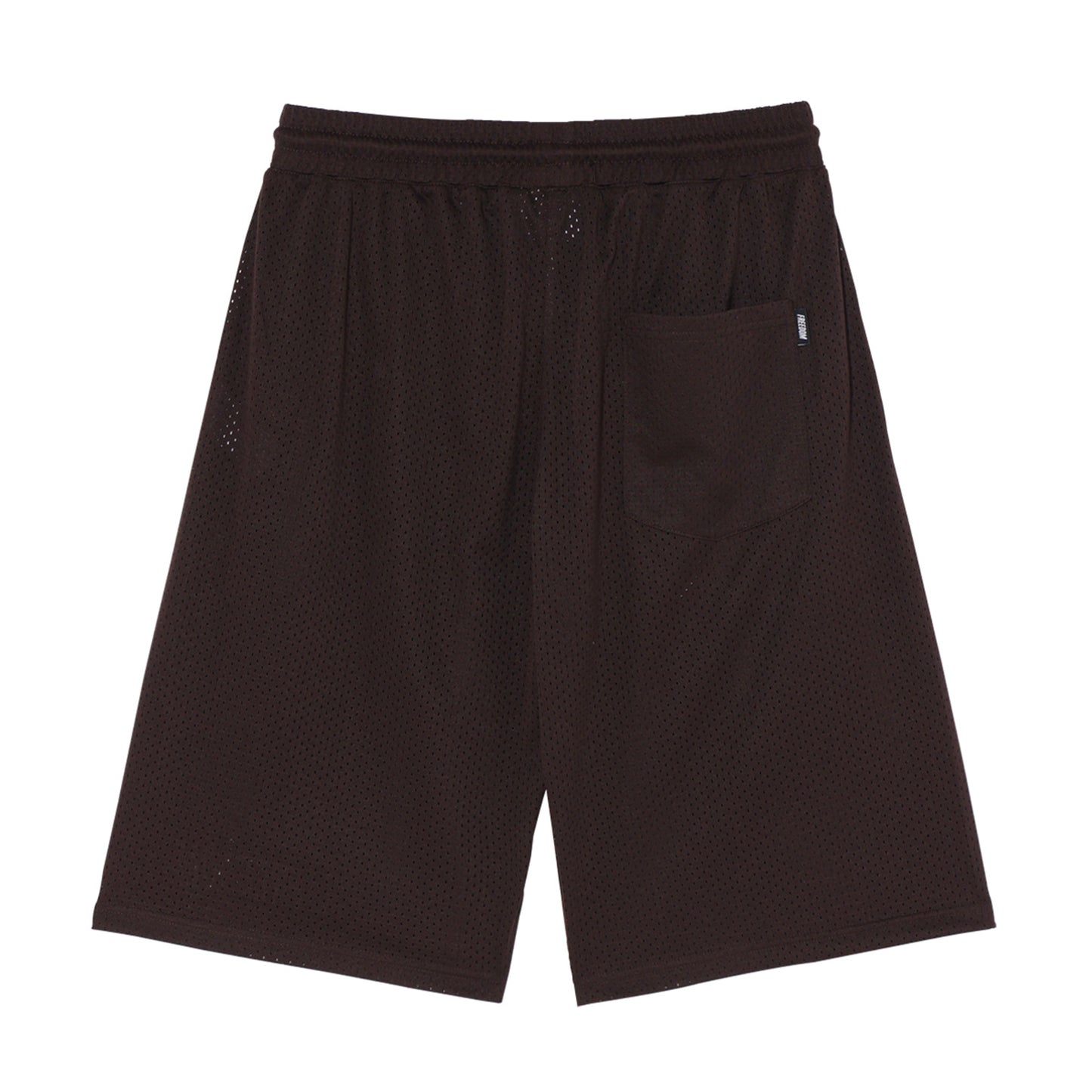 Basic Mesh Bermuda Shorts (Brown)