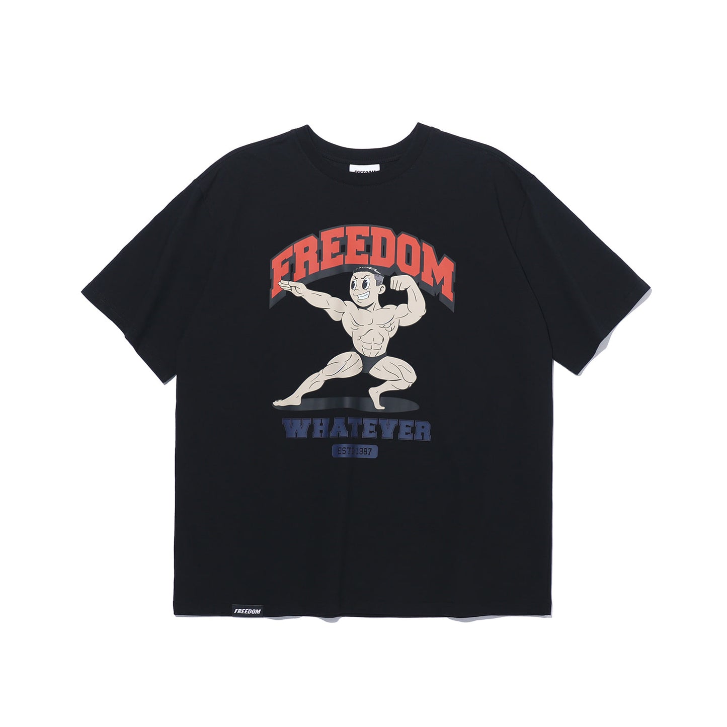 Signature Biceps Men Print T-shirt (Black)
