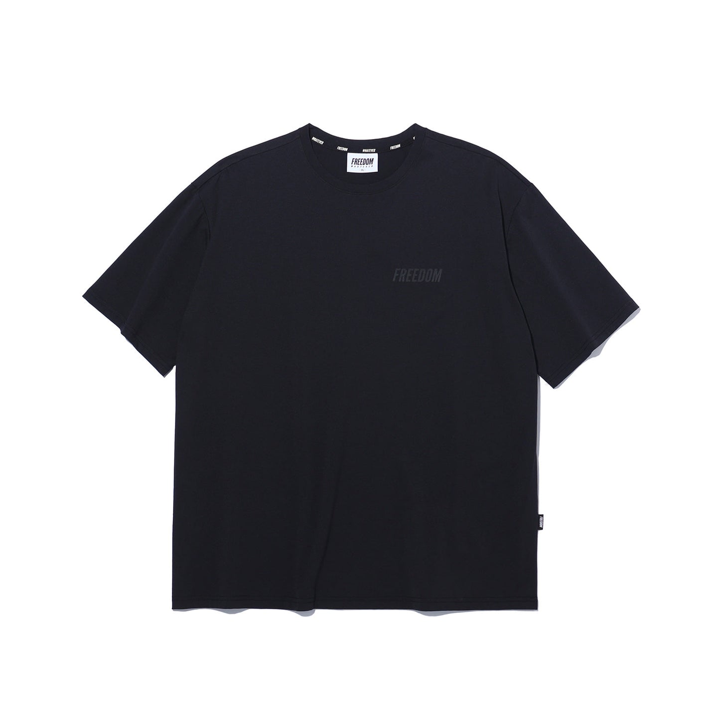 Essential Semi-Overfit T-Shirt (Black/Black)