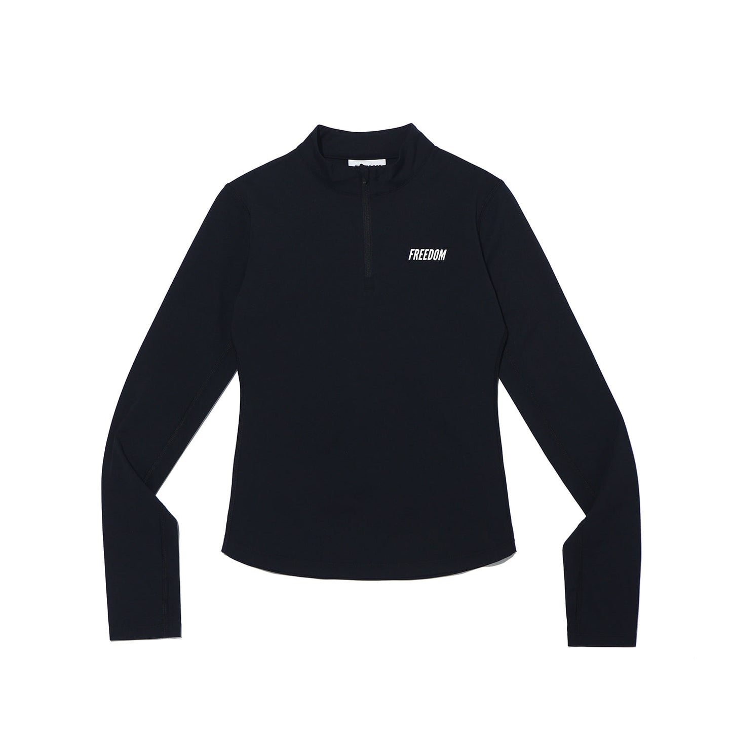 Essential Women Active Half-Zip (Black)