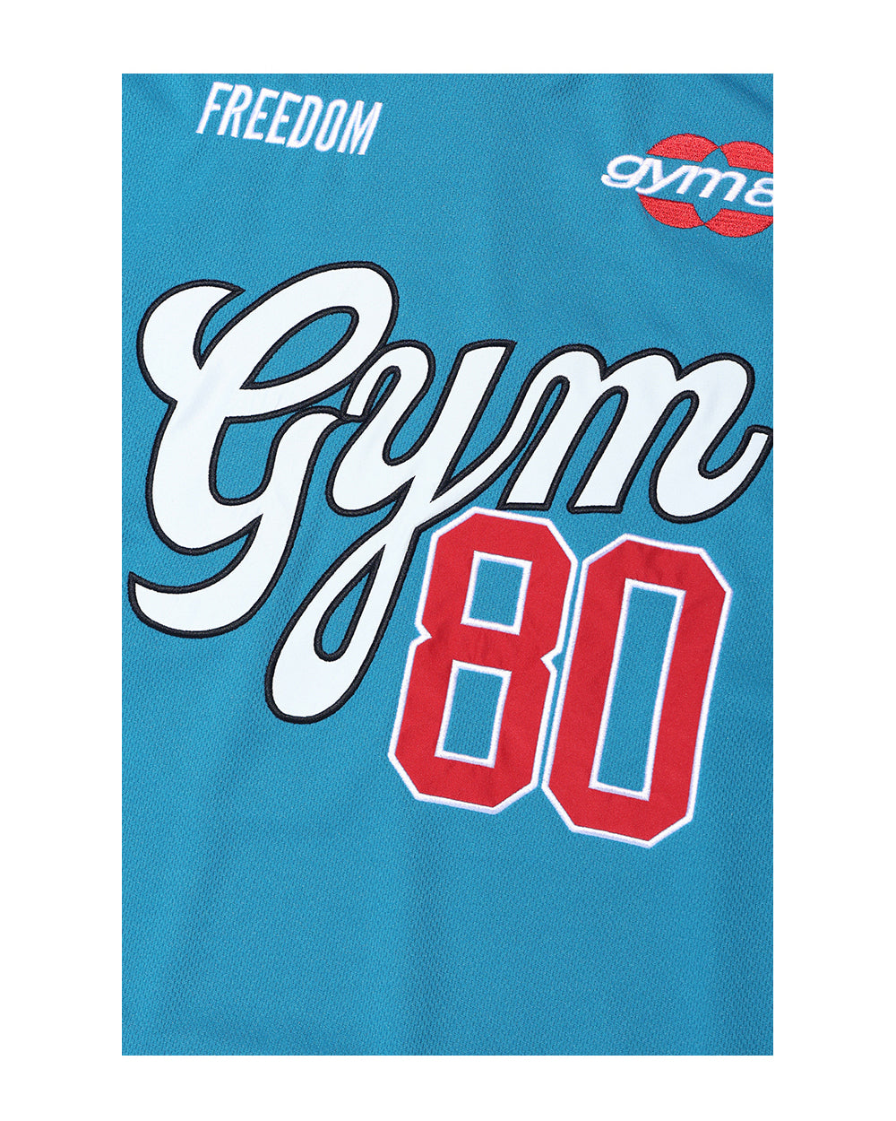 GYM80 Retro Long Sleeve Hockey Jersey (Blue)