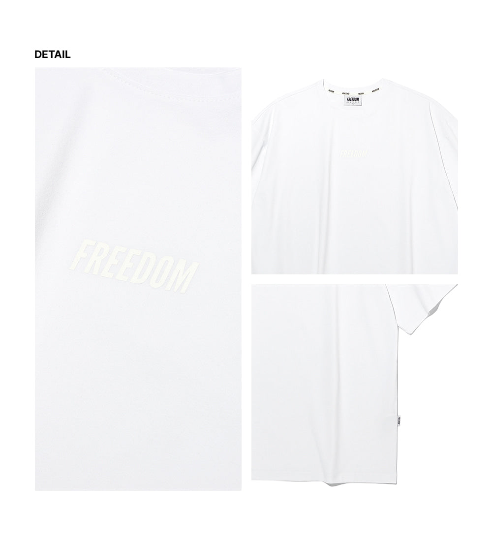 Essential Overfit T-Shirt (White/White)