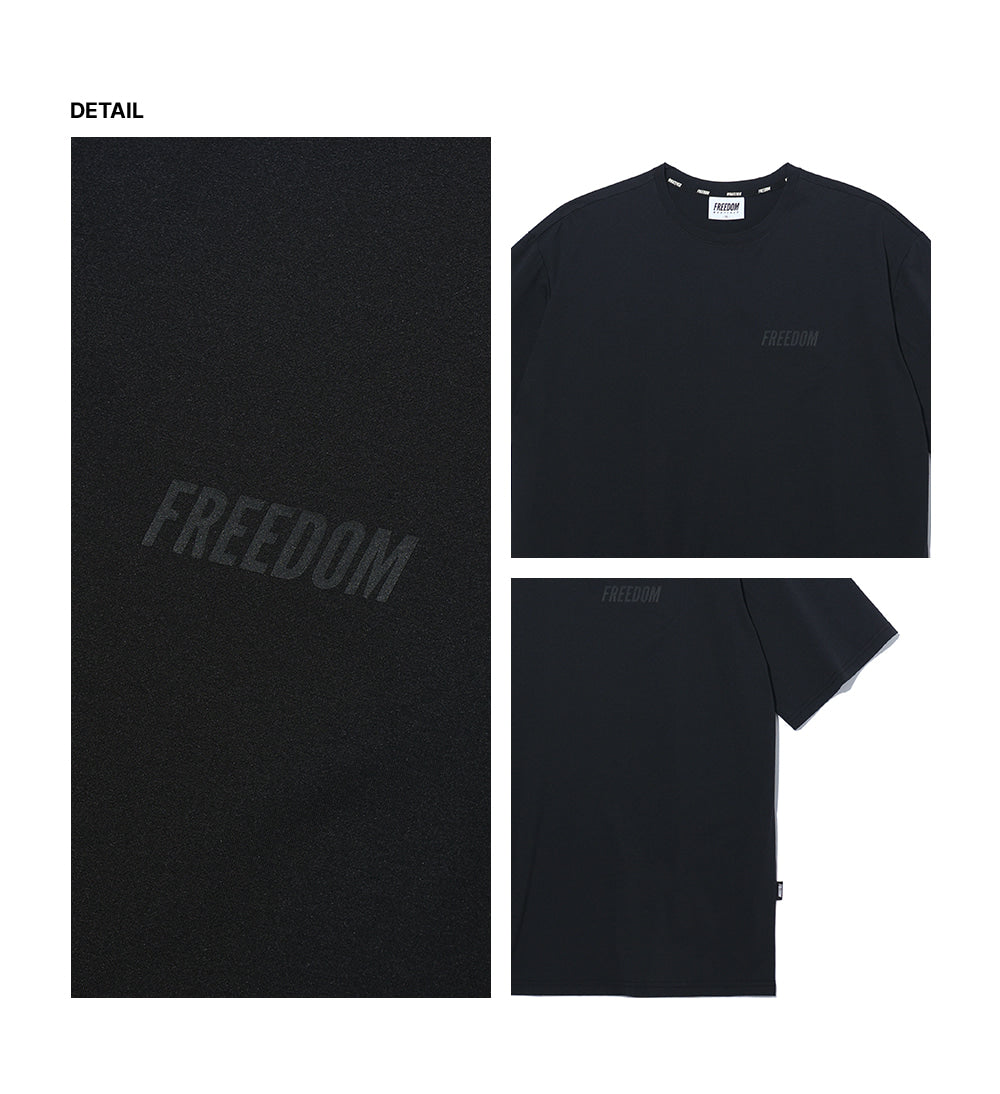 Essential Semi-Overfit T-Shirt (Black/Black)