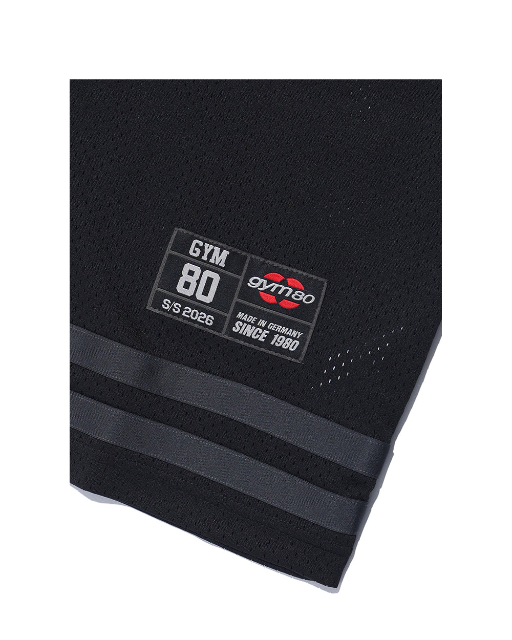 GYM80 Mesh Rugby Jersey (Black)