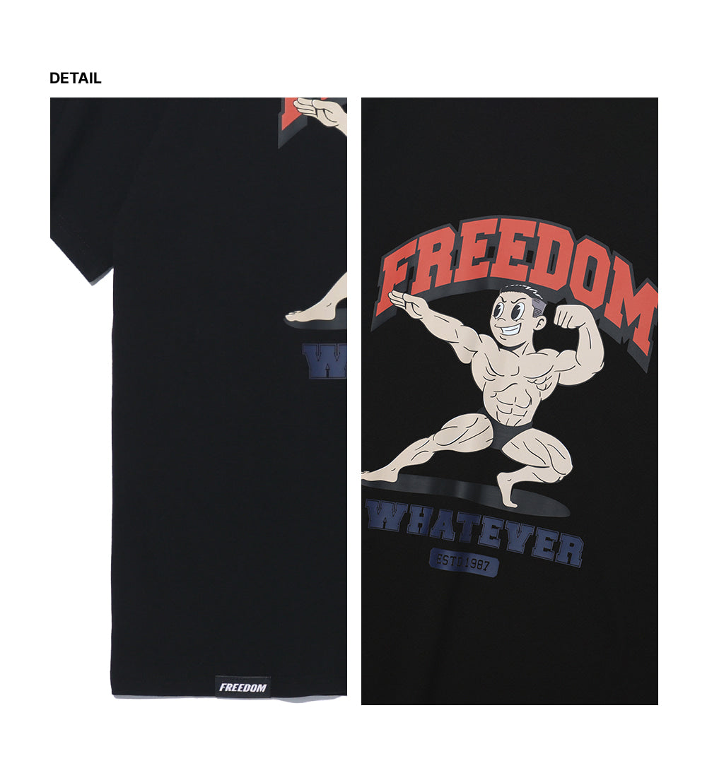 Signature Biceps Men Print T-shirt (Black)