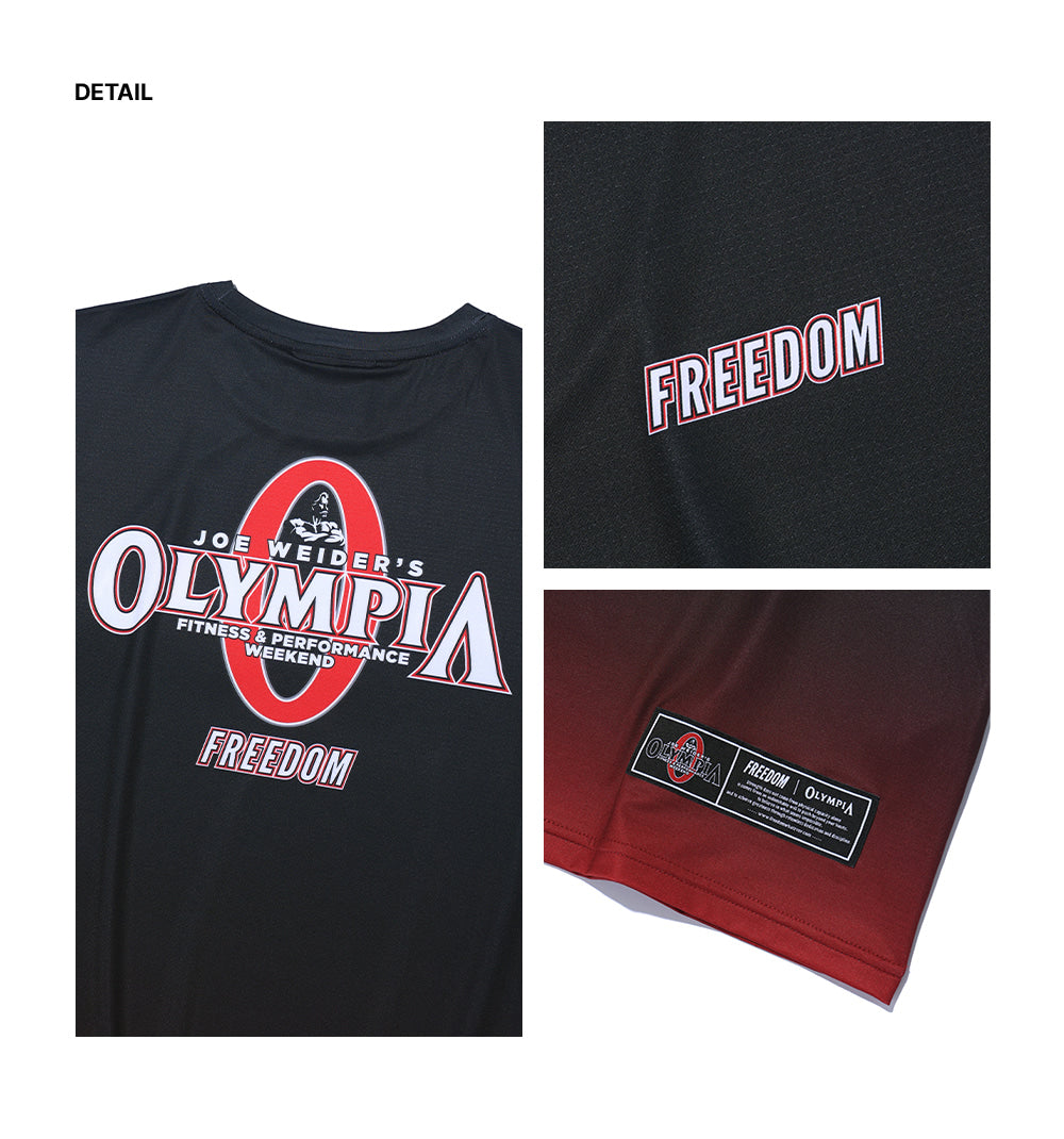 Olympia Gradient Air Short Sleeve T-Shirt (Black)