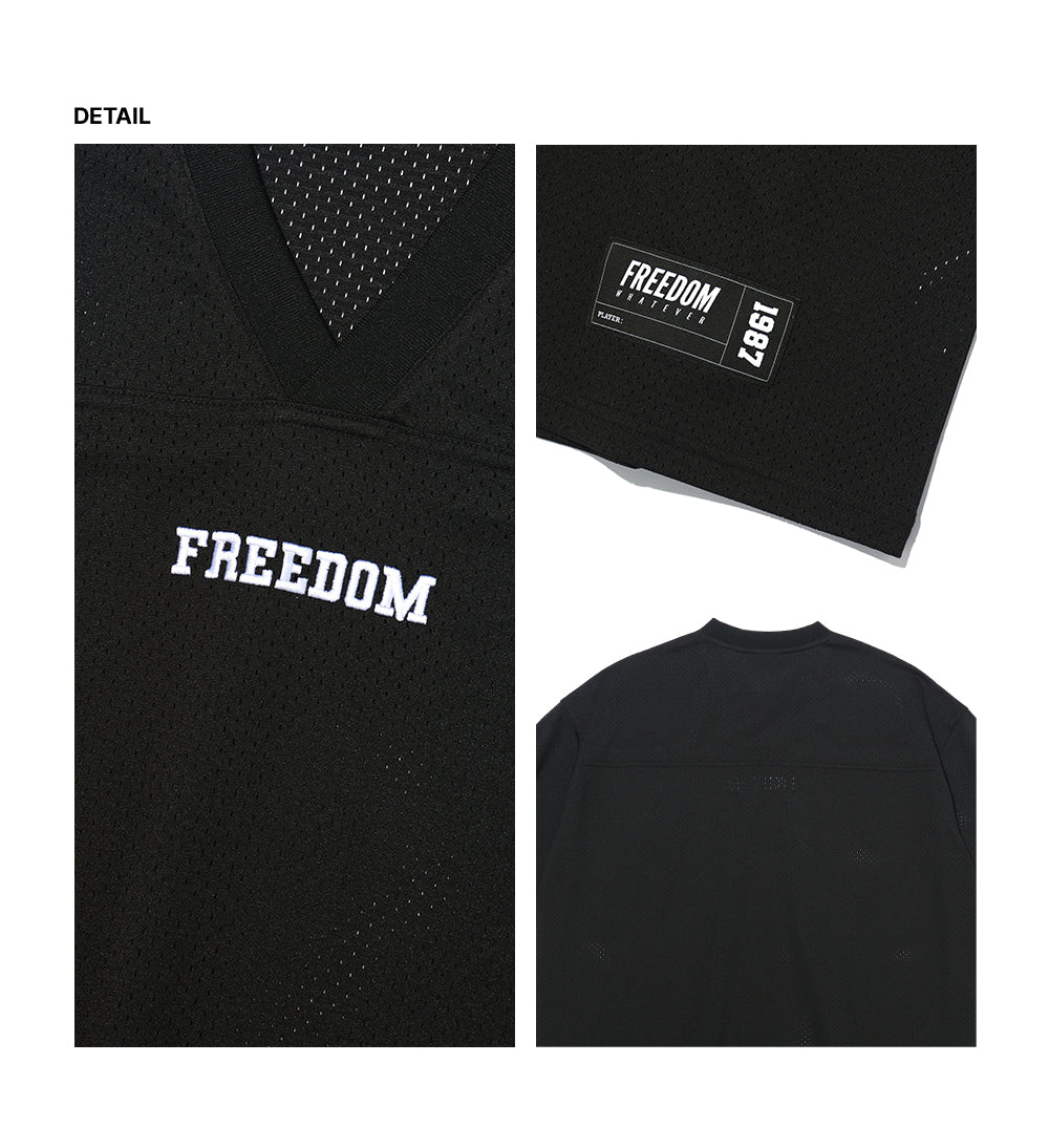 Entire Mesh Rugby Jersey (Black)