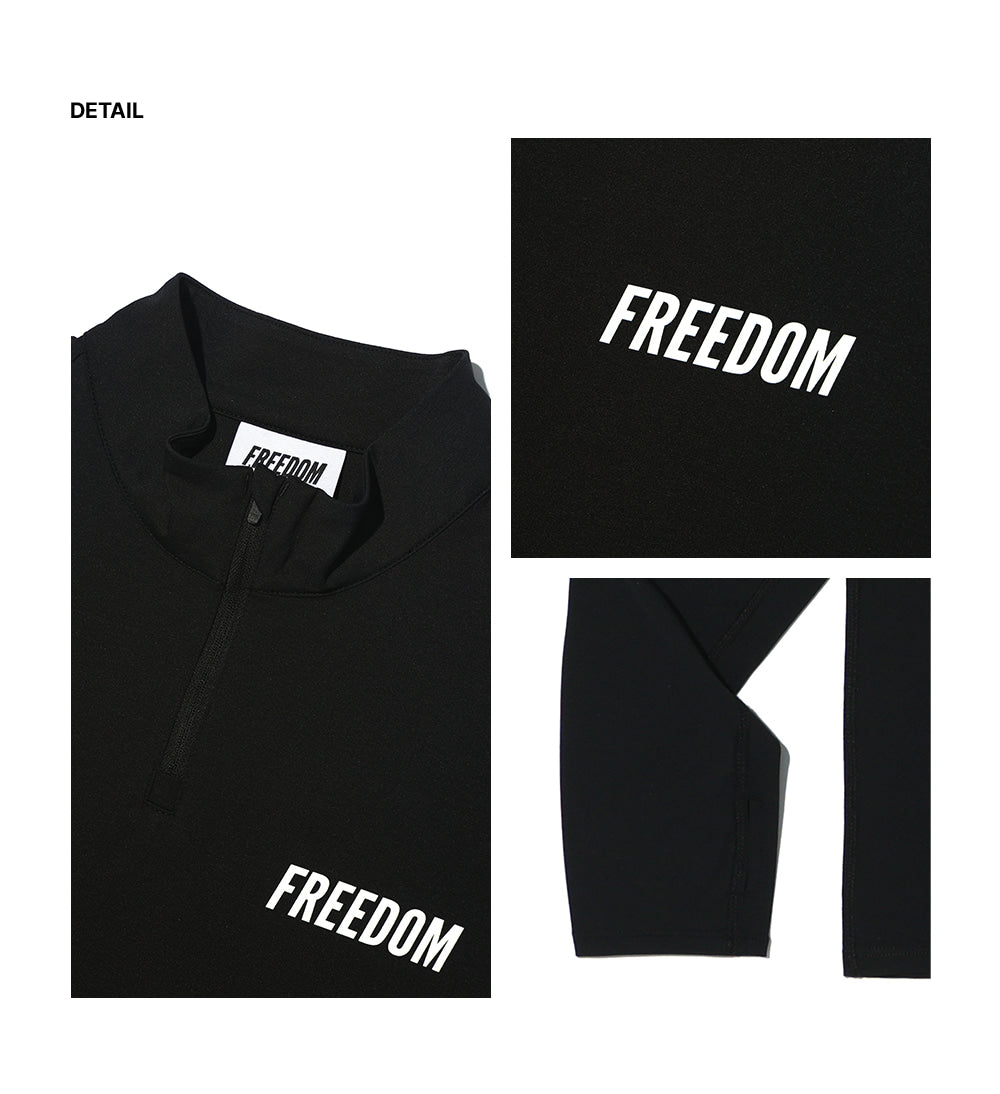 Essential Active Half-Zip (Black)